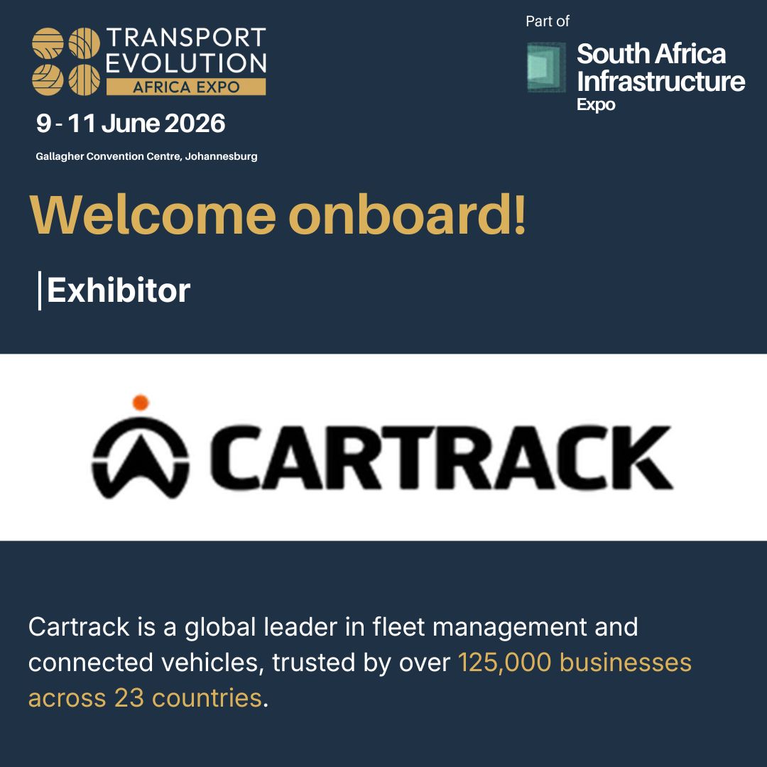 We are delighted to welcome Cartrack to Transport Evolution Africa at SAIE 2026. South Africa's leader in fleet management, on the floor in Johannesburg this June.

Book a Stand: bit.ly/4lqbuLK
9–11 June 2026 | Gallagher Convention Centre, Johannesburg

#SAIE2026