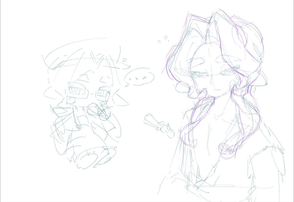 Netamin_e_Neca's tweet image. 慢慢丢点东西上来
朋友家的学妹✖️老师
#splatoonoc
#donotuse