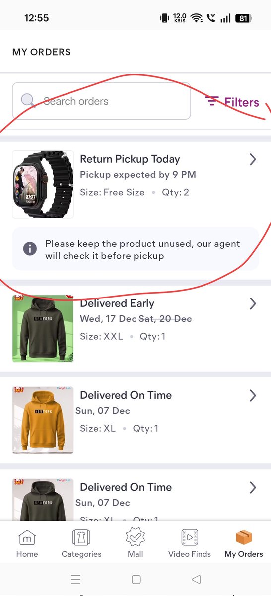 wasimkh1987's tweet photo. @Meesho_Official I had ordered 2 smartwatches and made a prepaid payment of ₹898. However, I have received only 1 watch.

When I tried to initiate a return, it is showing a refund for only one product. This is clearly a mistake from your side. Why should I bear the loss? https://t.co/MBJv2pT59U