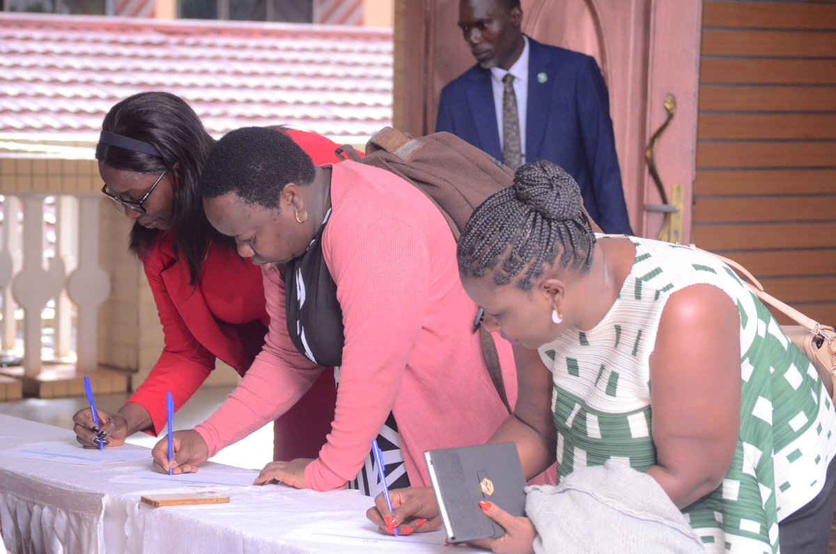 FUEmployersUg's tweet photo. Happening Now: The FUE 47th Annual General Meeting(AGM)  at Hotel Africana. We are delighted to host FUE Members, Employers &amp; other stakeholders to share a comprehensive report on the achievements &amp; progress of 2025.
#TogetherforEmployers 
#FUEAGM2026 https://t.co/KPWmdZCi2z