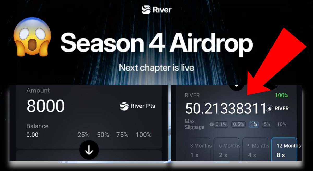Earn up to $1,000 with <a href="/River4fun/">River4FUN 🐝</a> in just 14 days! 

> Cost - $0 

> Time - 7 minutes to start

> Reward Points -  $RIVER tokens

> Let me explain you

> 10,000 points ≈ 80.65 $RIVER

>  If $RIVER hits $23 → ~$1,900 potential

> 400M+ TVL project

> Multi-chain ecosystem

>
