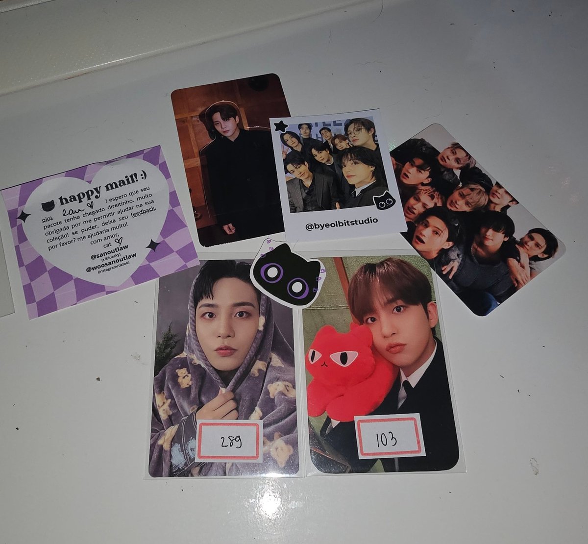 Feedback positivo pra <a href="/sanoutlaw/">cat</a> pela organização da ceg que me trouxe esses babys ♡
Ceg muito tranquila e comunicação otima!