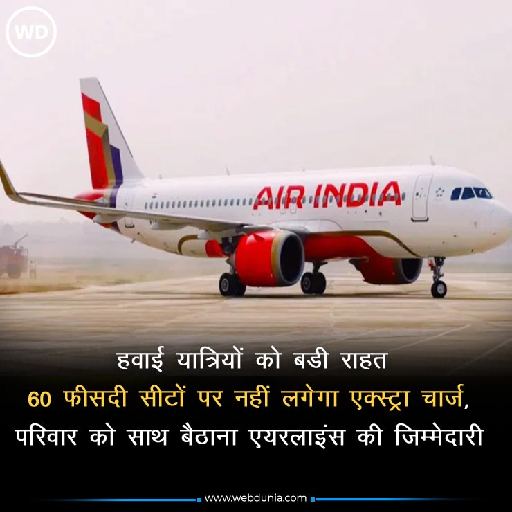 WebduniaHindi's tweet photo. हवाई सफर के अनुभव को बेहतर बनाने के लिए केंद्रीय नागर विमानन मंत्रालय ने छह बड़े फैसले लिए हैं। इन फैसलों में सबसे अहम फैसला सभी फ्लाइट्स में 60 फीसदी सीटें फ्री उपलब्‍ध कराना है। पूरी खबर 👇

https://t.co/5DRQwGoZCx

#PassengerRights #DGCA #AirTravelRules #FreeSeats #AviationIndia