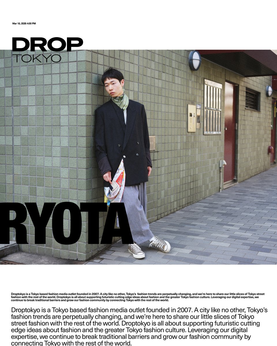 Droptokyo tweet media