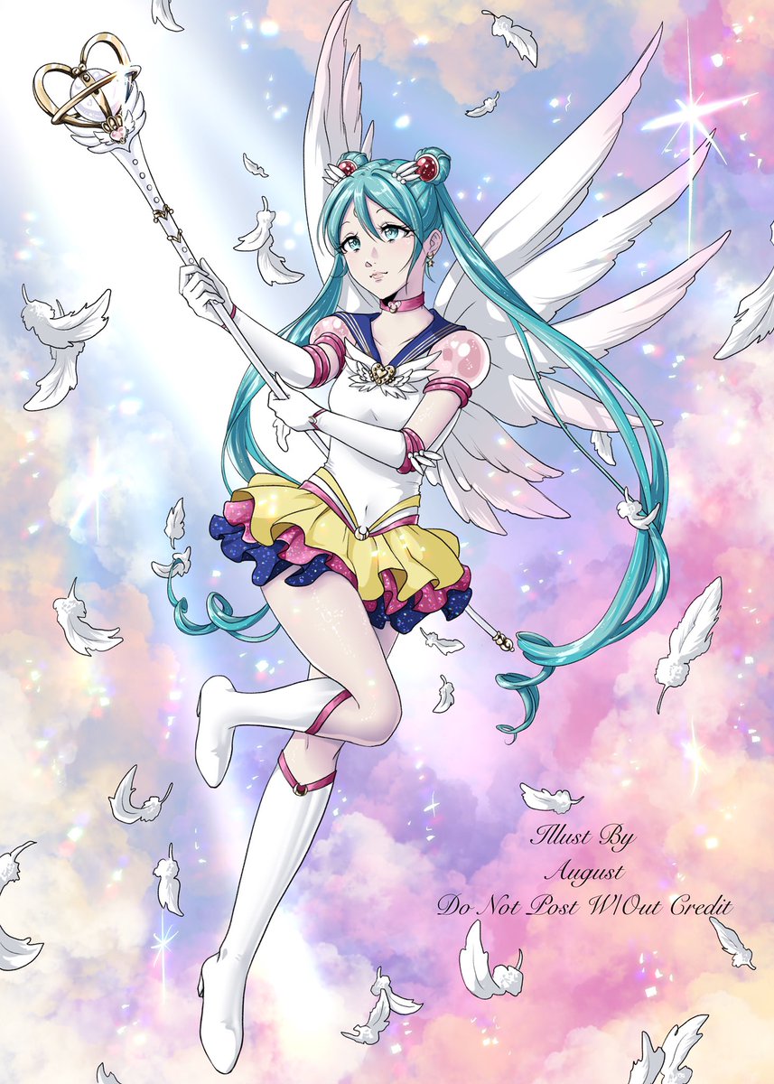 august0104's tweet photo. Sailor #miku 🩵 https://t.co/84PUbRTRk8