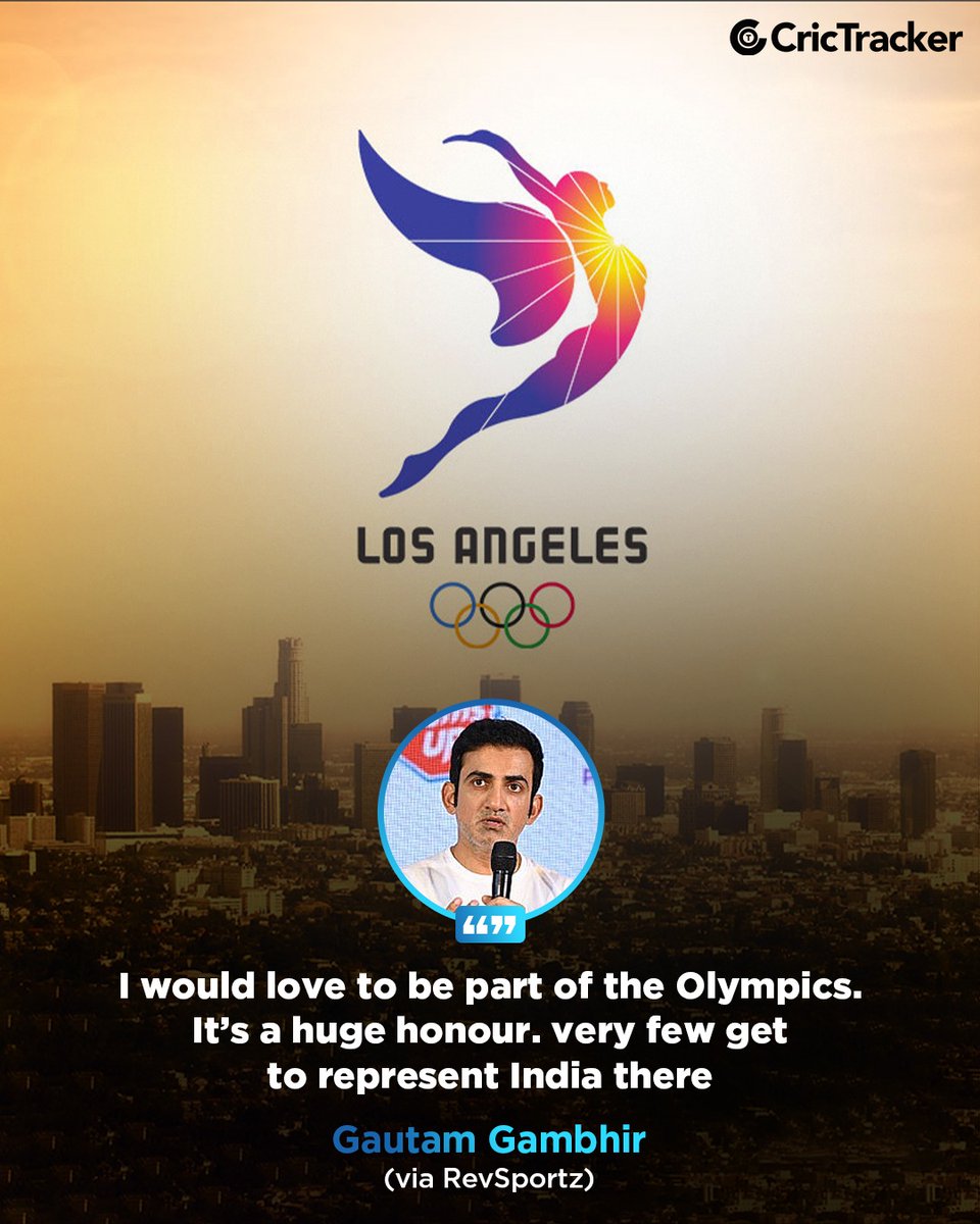 Cricketracker's tweet image. Head coach Gautam Gambhir said he would relish the opportunity to be associated with cricket’s return to the Olympic Games.

#GautamGambhir #Olympics #CricTracker #Cricket