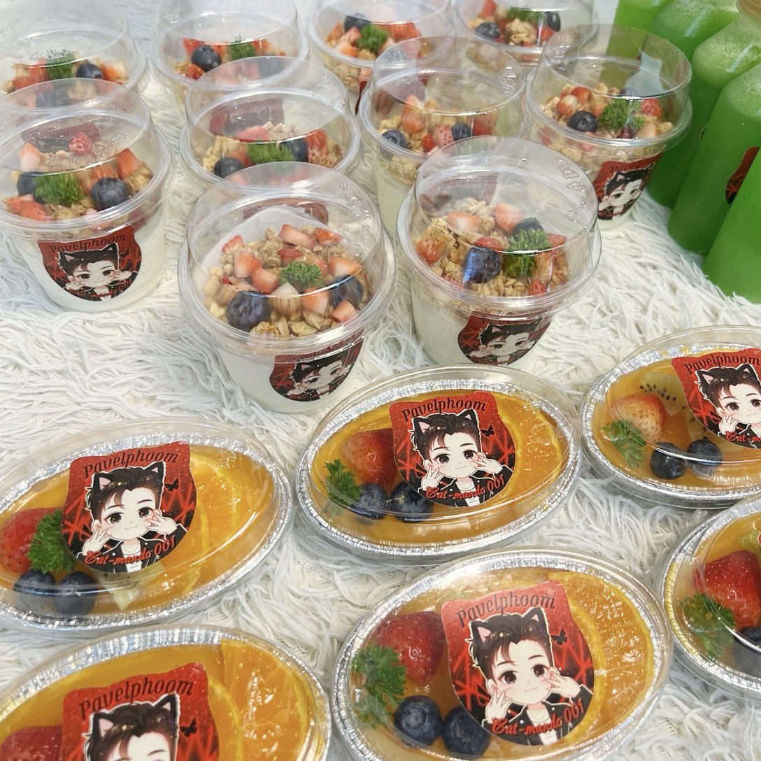 kringklong's tweet image. Thank you so much to Pavel lovely interfans for order desserts and drinks with us 🌻 Thank you for letting us take care of this meal 🫶🏻🍊😊
#pavelphoom #พาเวลพูม

☎️ Tel. 095-1244644
📱 Line. @Kringklong64
#foodsupport #kringklongfoodbox