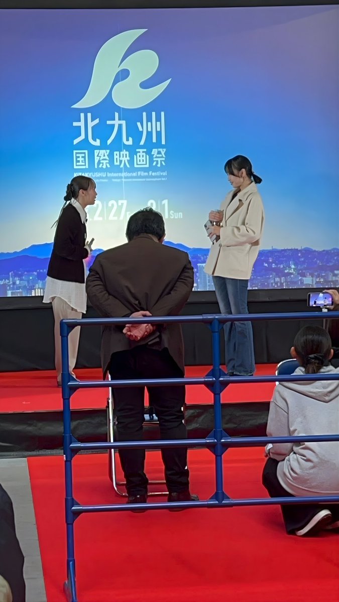 【HKT48と映画をつくろう！】

🎬小学生が“監督”となり
HKT48 豊永阿紀さん、梁瀬鈴雅さんが出演。

子どもたちと一緒に
映画づくりに挑戦する特別プログラムを実施しました。

#北九州国際映画祭