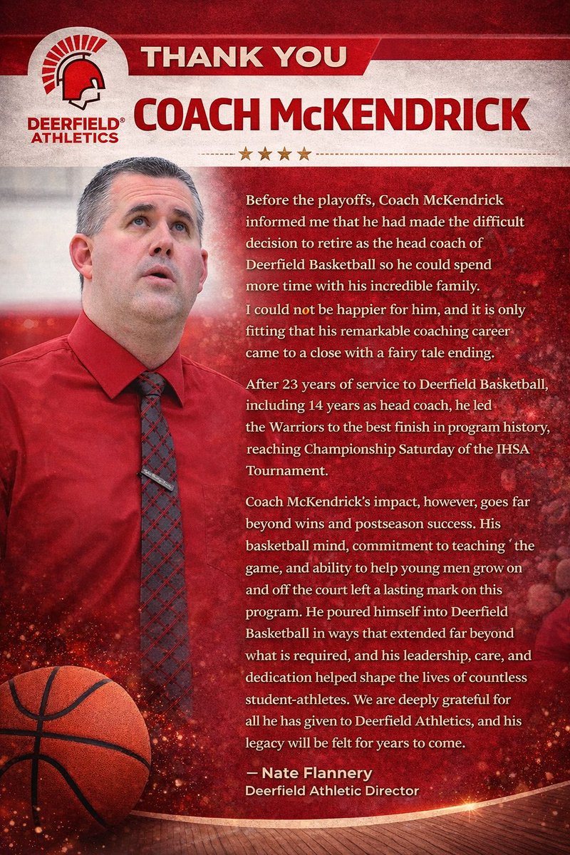 Deerfield Athletics tweet media