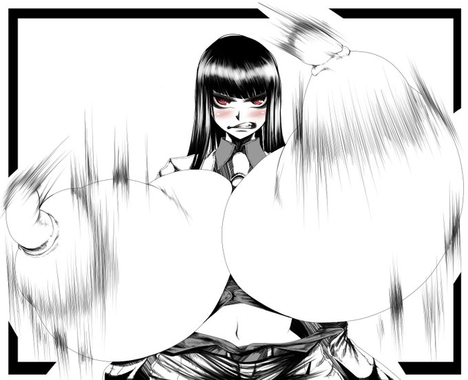 ボンッ!
嫌な顔しながら。おっぱい膨らませて欲しい・ 