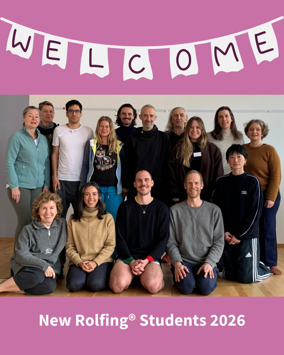 Welcome to our new students starting their Rolfing® Structural Integration training at Dr Ida Rolf Institute® Europe! Next course starts: rolfing.org/find-a-course?…
#Rolfing #StructuralIntegration #Bodywork