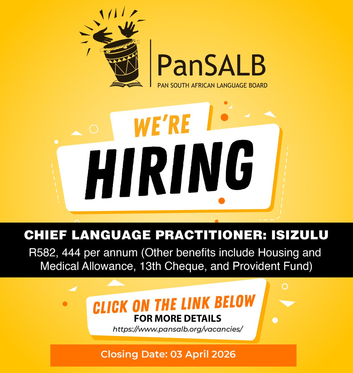 Pan South African Language Board tweet media