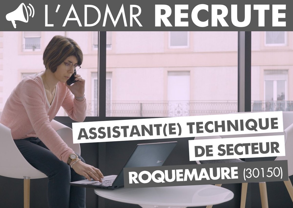*** 𝗢𝗙𝗙𝗥𝗘 𝗗'𝗘𝗠𝗣𝗟𝗢𝗜 *** 
𝗔𝗦𝗦𝗜𝗦𝗧𝗔𝗡𝗧 𝗧𝗘𝗖𝗛𝗡𝗜𝗤𝗨𝗘 𝗗𝗘 𝗦𝗘𝗖𝗧𝗘𝗨𝗥 (𝗛/𝗙) – 𝗥𝗢𝗤𝗨𝗘𝗠𝗔𝗨𝗥𝗘 (𝟯𝟬𝟭𝟱𝟬)
👉 Infos et candidature sur : fede30.admr.org/offre-emploi/a…
✅ Rejoignez l’ADMR : 1° réseau associatif national de services à la personne !