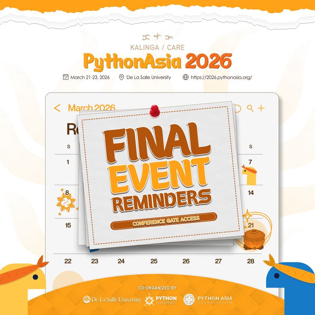 PyCon Philippines tweet media