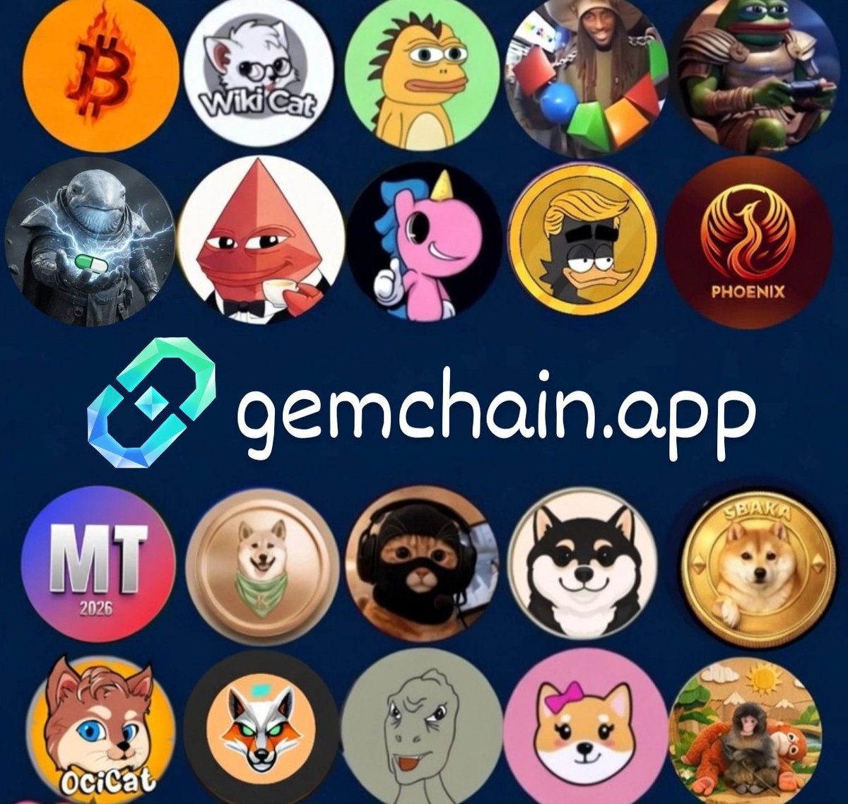 Good morning, frens!

Life and the crypto market are looking great, especially with the listings on gemchaindotapp. 🚀✨