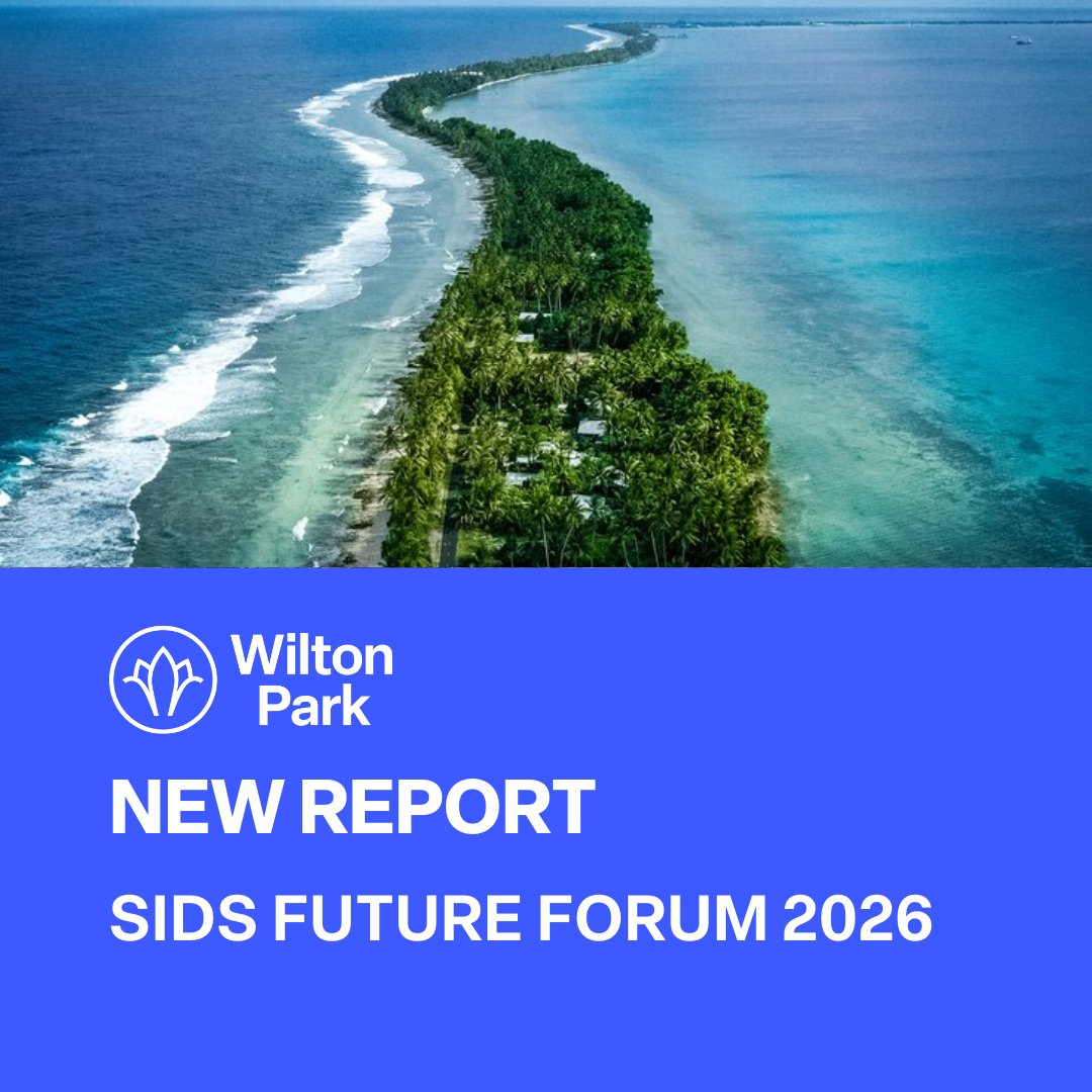 WiltonPark's tweet image. 🗨️  'SIDS (Small Island Developing States) cannot simply wait for the international system to adapt.'

🖊️ Read the report from the SIDS Future Forum 2026.

🤝 @ODI_Global I @FCDOGovUK I RESI

🔗 wiltonpark.org.uk/reports/sids-f…

#oceans #climate