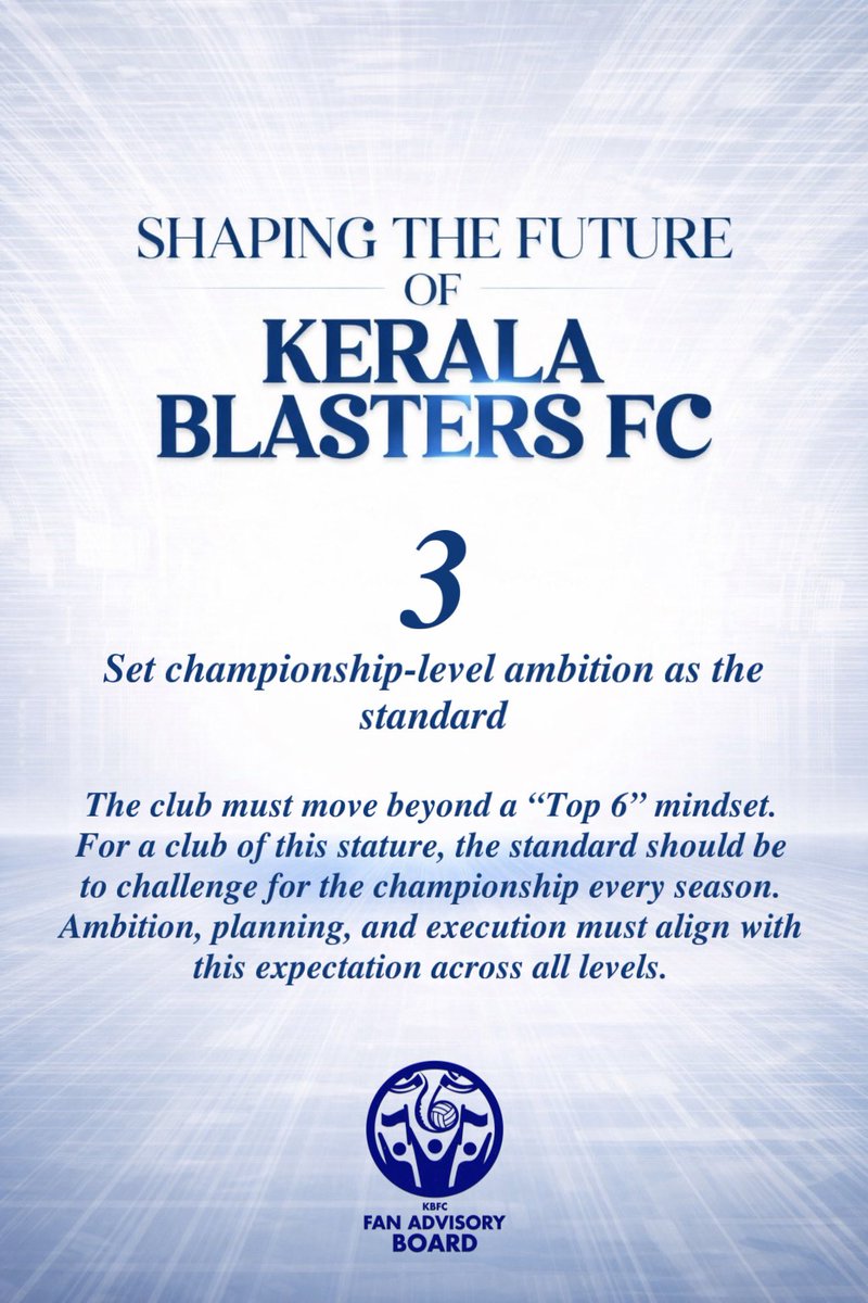 Fan Advisory Board | Kerala Blasters tweet media