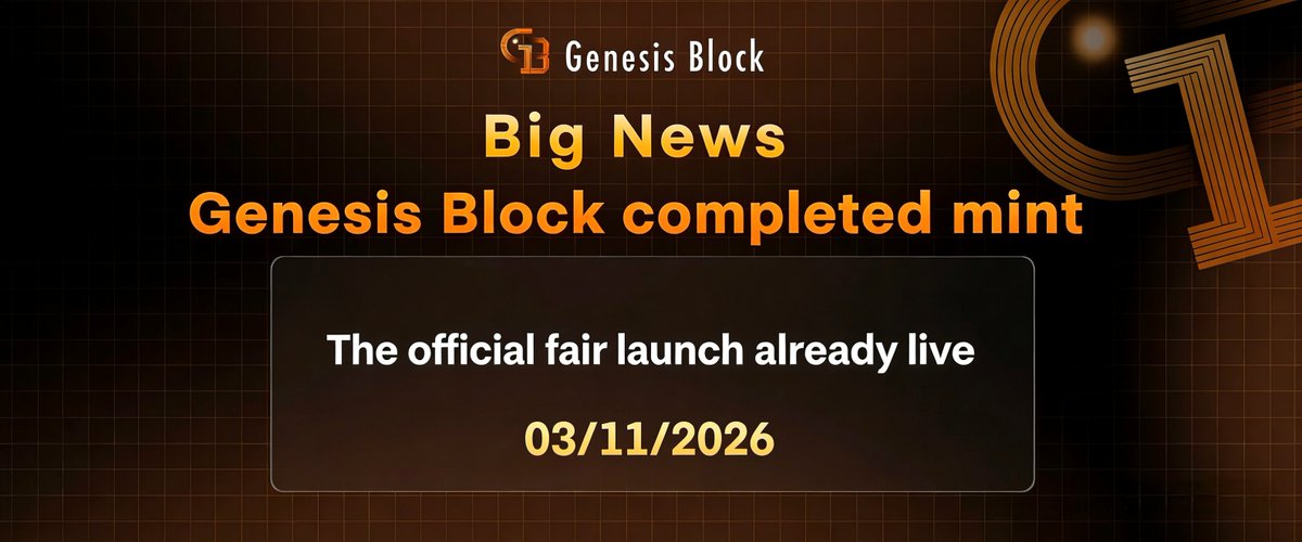 Genesis_Block_'s tweet photo. Congratulations on the successful mint of Genesis Block!  powered by @op_catlayer

We are now trading on SatSwap 

👇
https://t.co/3qJFisAtHJ https://t.co/W37sMdmlvc