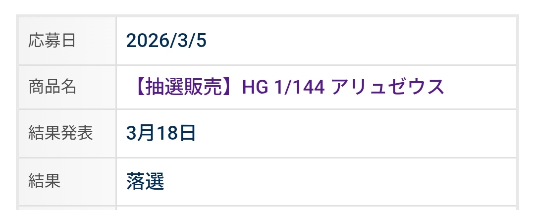 アリュゼウス落ちた😭