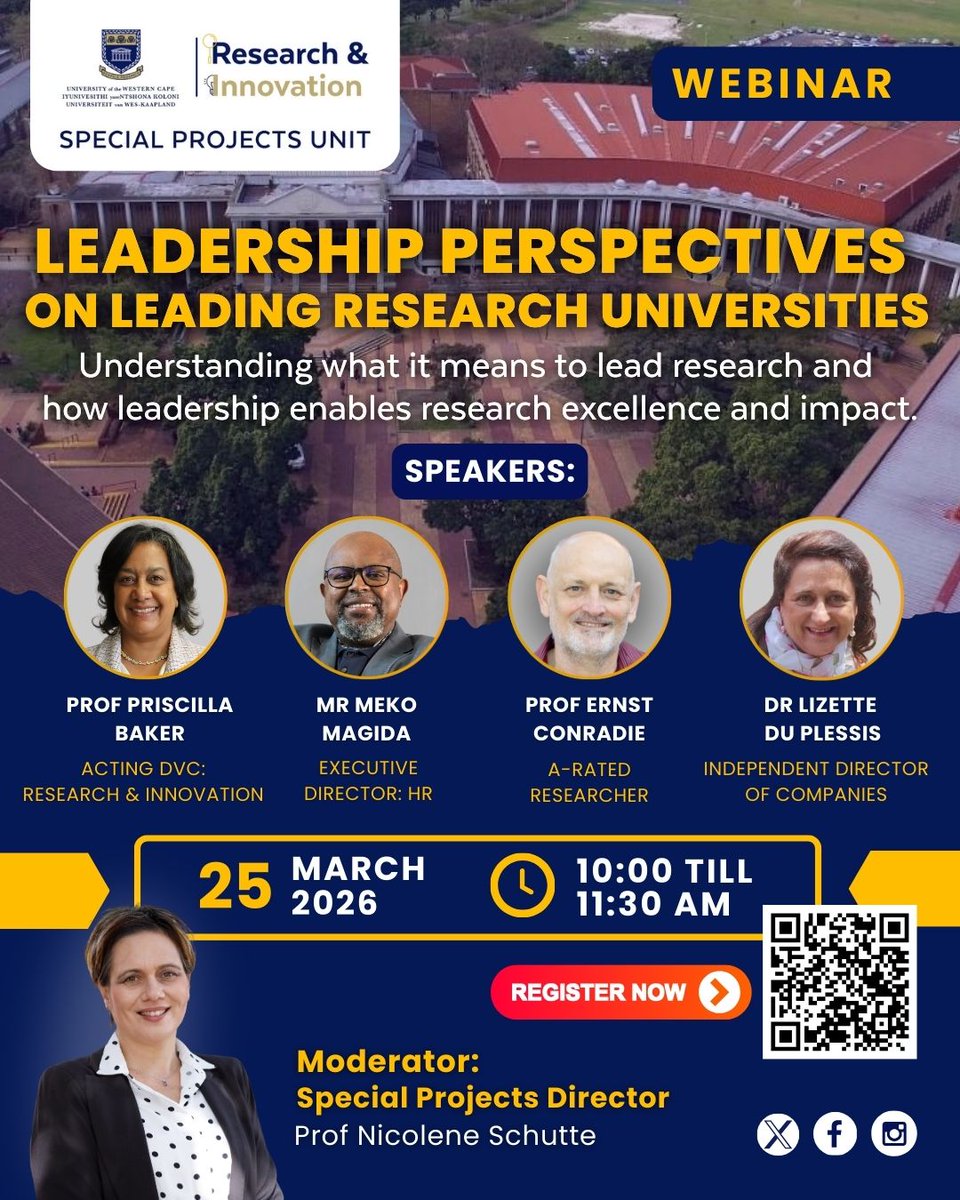 Special Projects Unit - UWC Research & Innovation tweet media