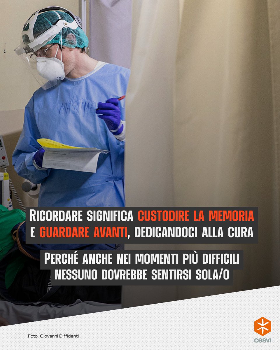 FondazioneCESVI's tweet image. 👁️ Oggi ricordiamo le vittime #coronavirus
⌛️ È un giorno per fermarsi, ricordare e riconoscere l’impatto profondo che questa crisi ha avuto sulle nostre vite.
🔴 In Italia +198mila persone hanno perso la vita, mentre nel mondo le vittime sono state oltre 7 milioni.