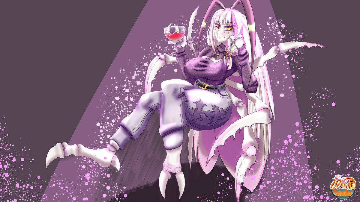 Forgot to post this <a href="/MataraKan/">MATARA KAN 🪳🤍OF INDEPENDENT</a> fanart which I made after Twitchcon... talk about being really late 😅

#MataraKan #KanCraft #VtuberArtist