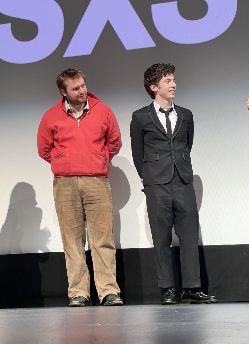 hoffmanupdates's tweet image. Cooper Hoffman and Andrew Barth Feldman at #SXSW during a Q&amp;amp;A held at the U.S. premiere of POETIC LICENSE. 

Photo by me✨