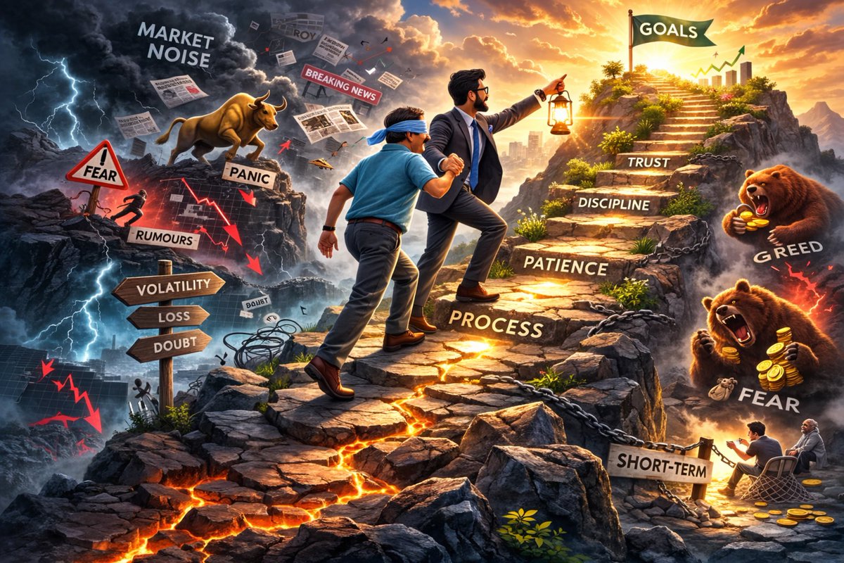 Are you a mutual fund distributor?

Markets create volatility.
Behaviour creates mistakes.

What’s your playbook?

Join today | 4 PM
Register: lnkd.in/dK_t3h8i

Neev: lnkd.in/dRF75iM4