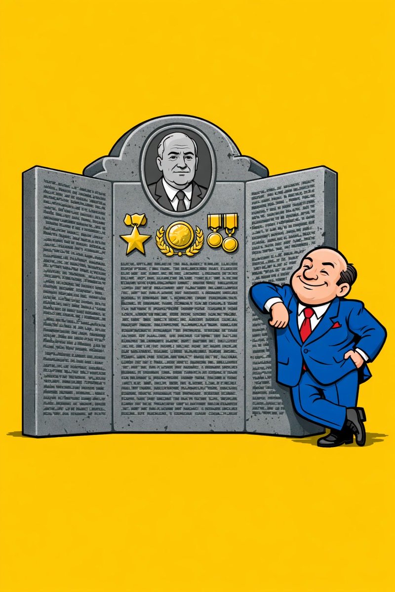 TreasureClaim's tweet photo. Life's Monument
I once received a business card crammed front and back with official titles, a portrait, elite degrees, and awards. It was a portable monument to a life of achievement. But my friend scoffed, "It would only be a real monument if it was carved on his tombstone." https://t.co/YexG5tAISR