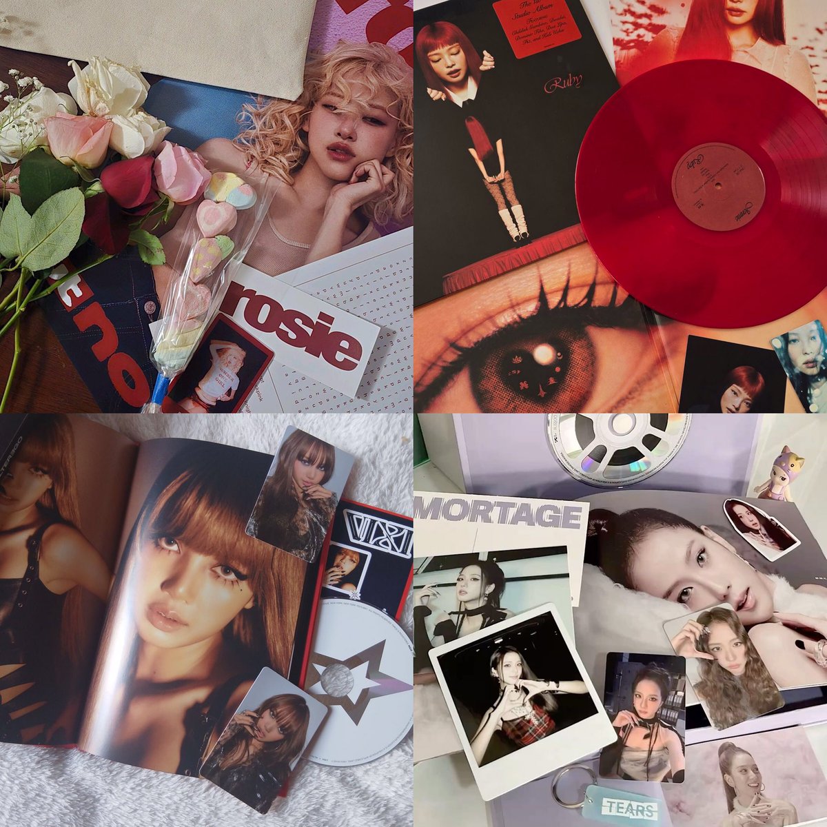Blackpink_divas's tweet photo. The aesthetics of their first solo albums/EPs will forever be iconic. https://t.co/4RtMrEaNlr