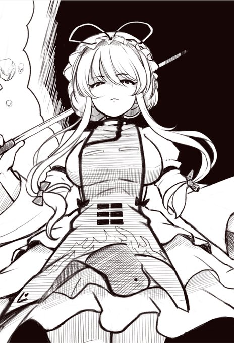 東方で一番好きなキャラ描いてる 