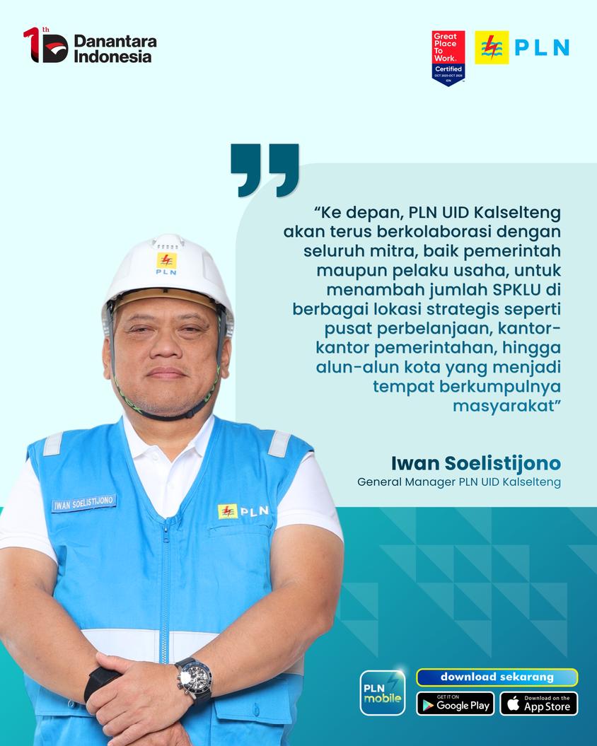 Penggunaan SPKLU di Wilayah Kalselteng Meningkat, Tumbuh 5 Kali Lipat Sepanjang Tahun 2025

#PLNKalselteng
#PLNUntukSemua
#PLNUntukIndonesia
#SPKLUPLN
#ElectricVehicle