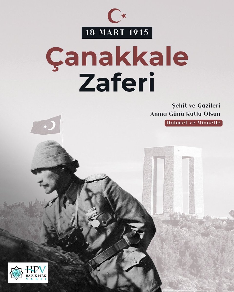 halukperk's tweet photo. 18 Mart Çanakkale Zaferi’nin 111. yıl dönümünde başta Gazi Mustafa Kemal Atatürk olmak üzere tüm şehitlerimizi ve gazilerimizi saygıyla, minnetle ve rahmetle anıyoruz.
#18Mart https://t.co/skNOv3HtI4