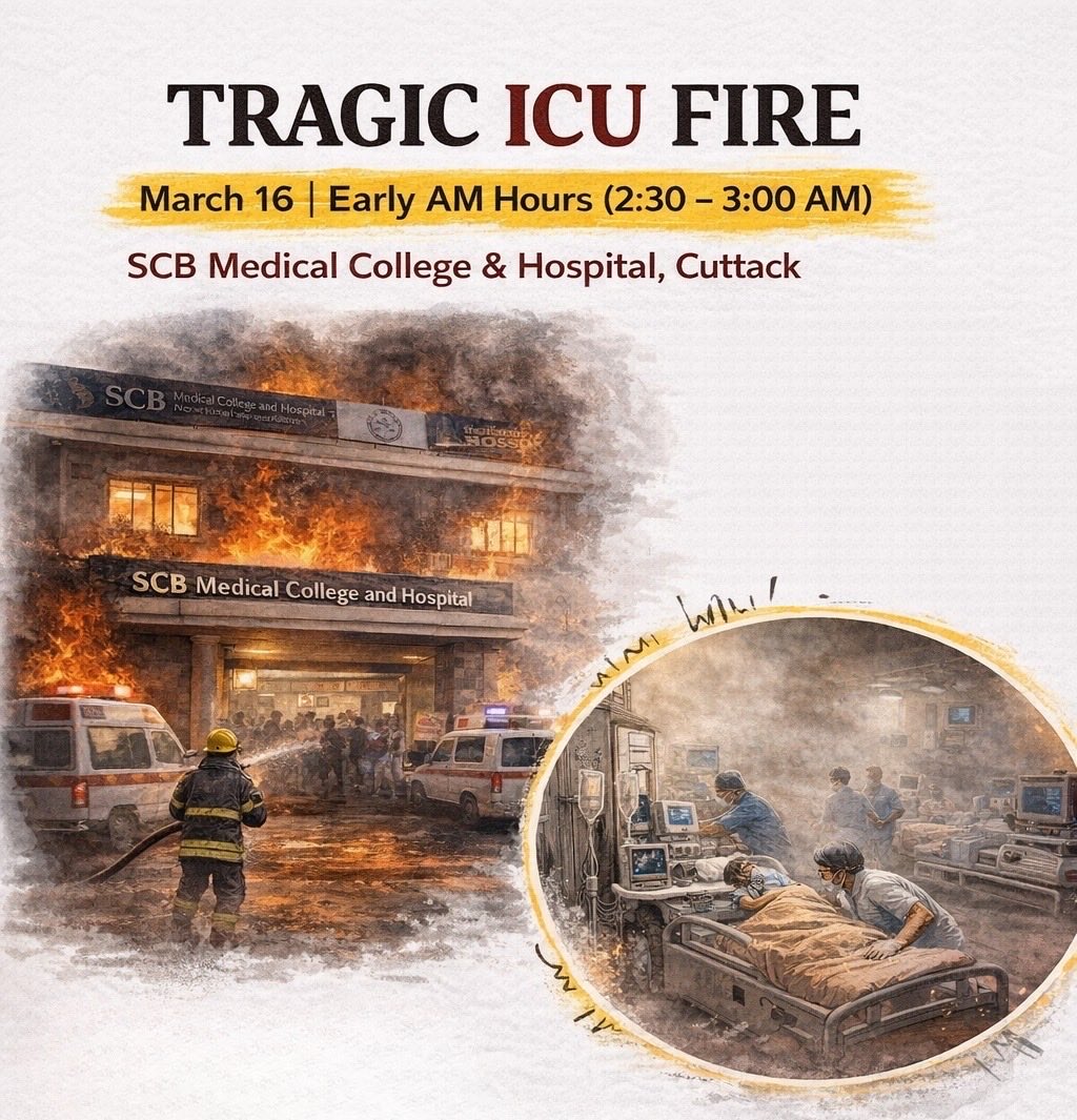 ICU fire at SCB Medical College, Cuttack. Critical patients on ventilators.

ICU fires don’t fail suddenly.
They fail layer by layer.

Detection missed.
Compartmentation failed.
Evacuation delayed.
Oxygen systems amplified the risk.

This wasn’t one failure.
It was a system