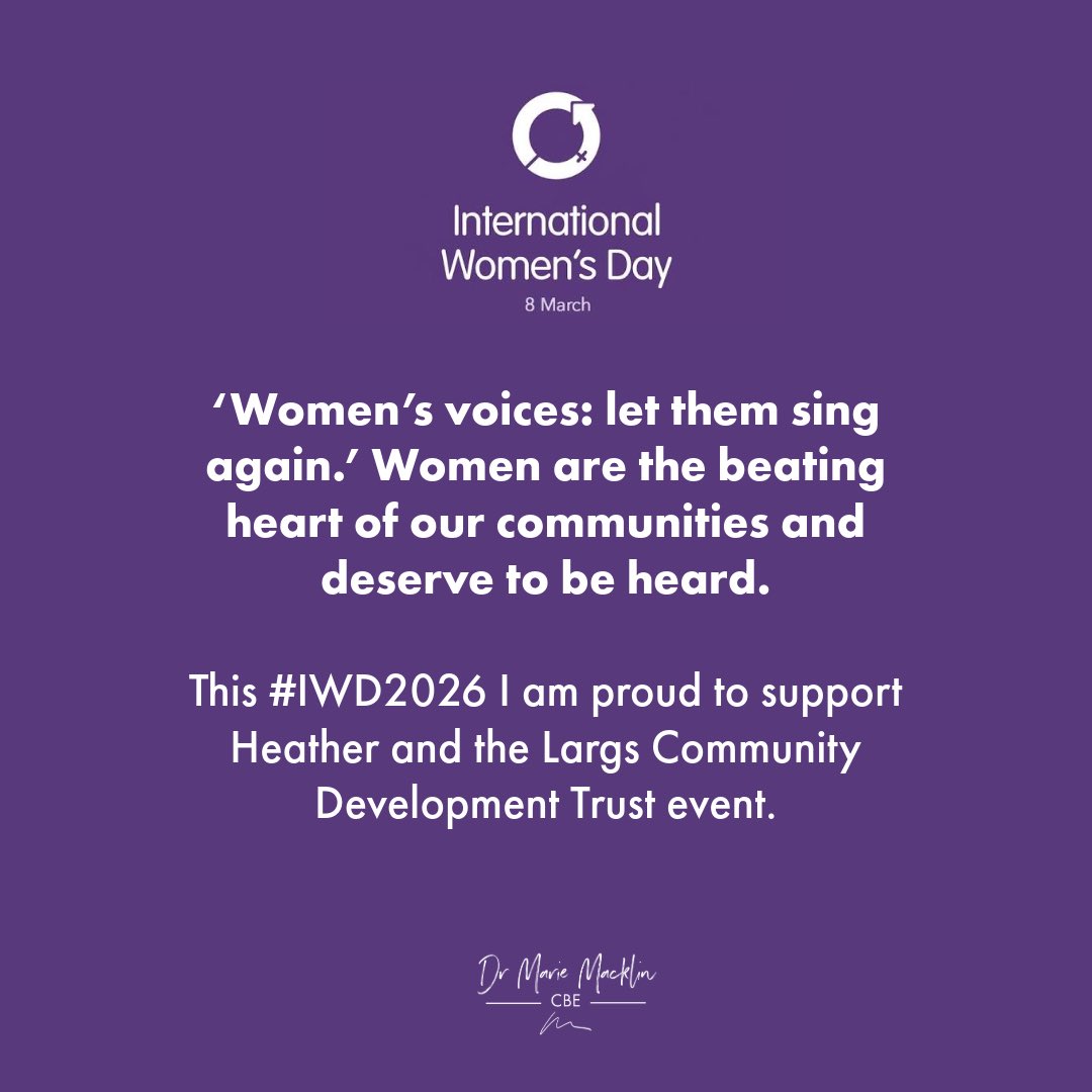 Dr Marie M S Macklin CBE tweet media