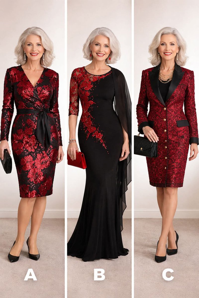 Help me choose the most elegant dress ❤️🖤