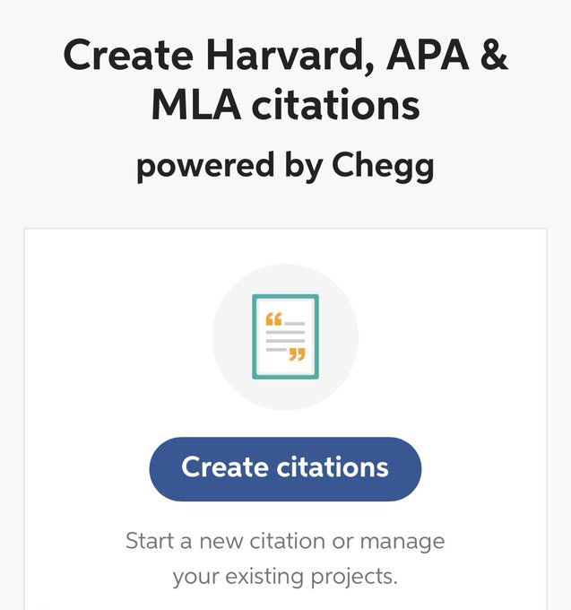 🖇️لطلبة الماجستير والدكتوراه 

هذا الموقع المراجع يقوم بتنسيق كامل ومرتب بأسلوب APA أو Harvard بعد إدخال موضوع الورقة العلمية الخاصة بك، وهو مهم جداً للباحثين.
citethisforme.com

<a href="/dr2alshehri/">د. عبدالرحمن ذياب</a>