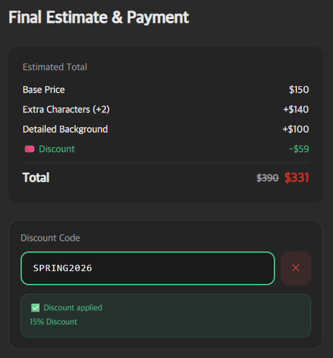 Tcho / 티코🐲 Commission Open tweet media