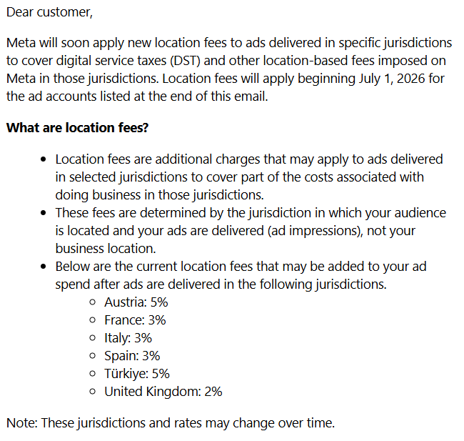 A new tax is coming our way this summer (perhaps we don't pay enough 🙄) - "Digital Service Tax"