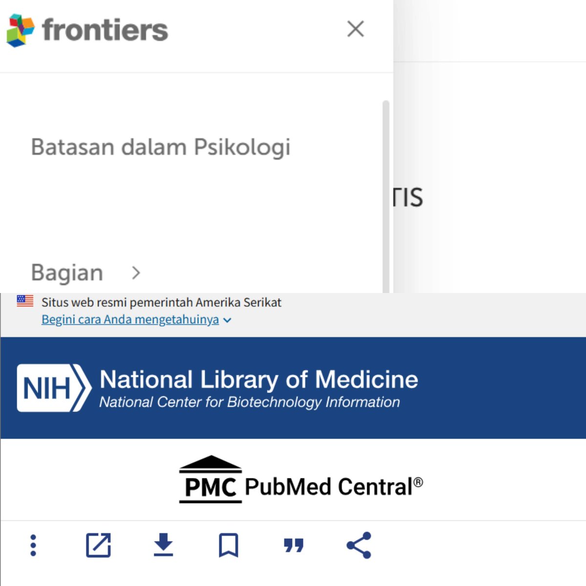 collegemfs's tweet image. Kalo mau nyusun skripsi, ambil sumber dari frontiers / pmc, boleh ga ya? Sender masih belajar, mohon arahannya ya ^^ [cm]
