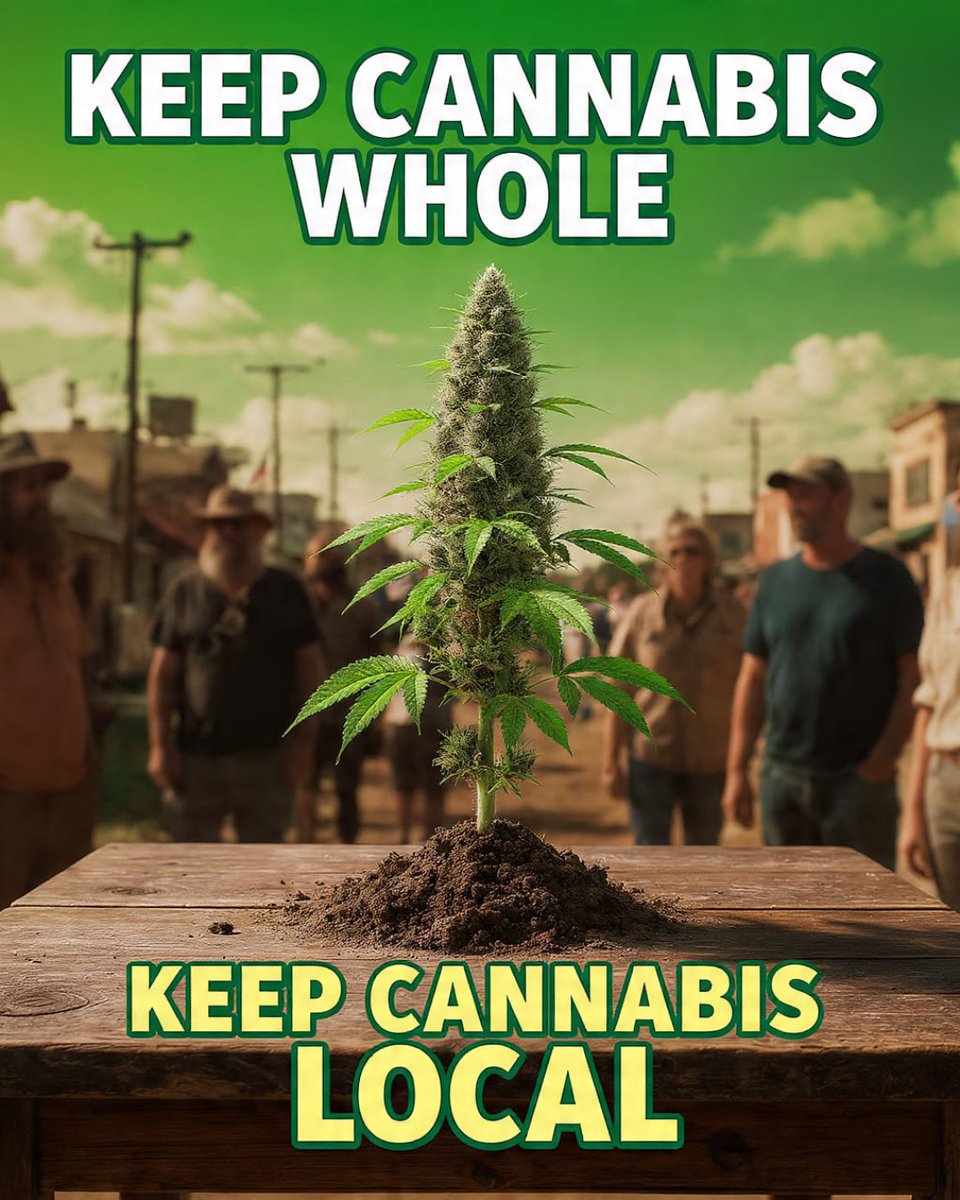 DescheduleEarth's tweet image. A strong plant grows best with solid roots and good local soil. Same goes for the cannabis industry. Let's make sure our rules keep things fair for the small growers and local businesses that build up our communities, not just the big guys. It's about common sense. #KeepItLocal