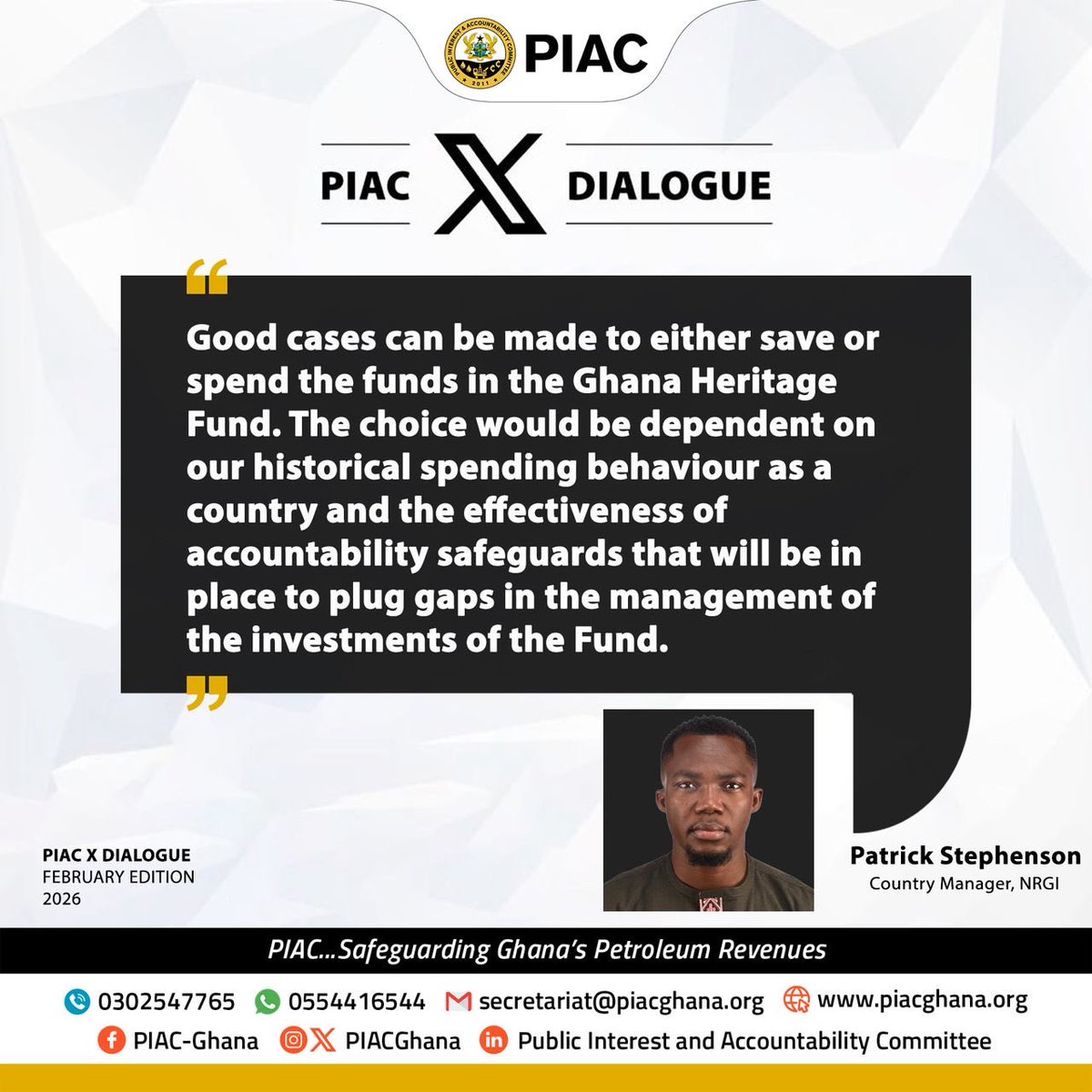 PIAC Ghana tweet media
