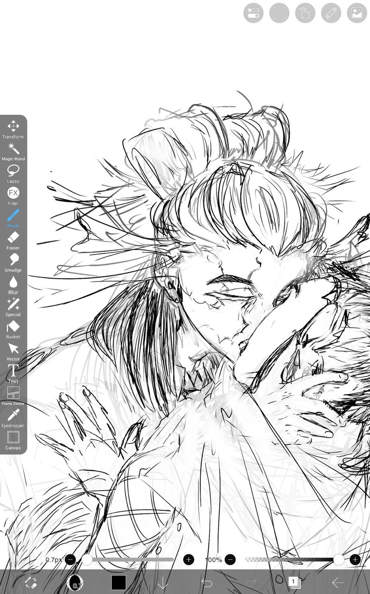 Artblock is getting me 
On top of that, I have cut my finger 🥲
But hey, cinsy kissing 🎇