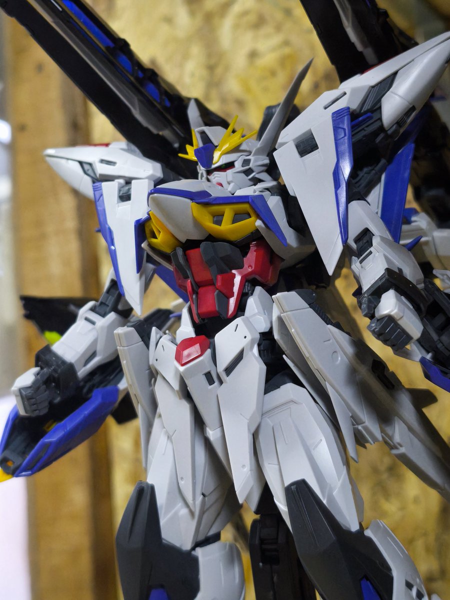 gs1e0e2d0's tweet photo. ライジンエクリプスガンダムできた！！
予想よりデケェ https://t.co/P4cI4xhe3s