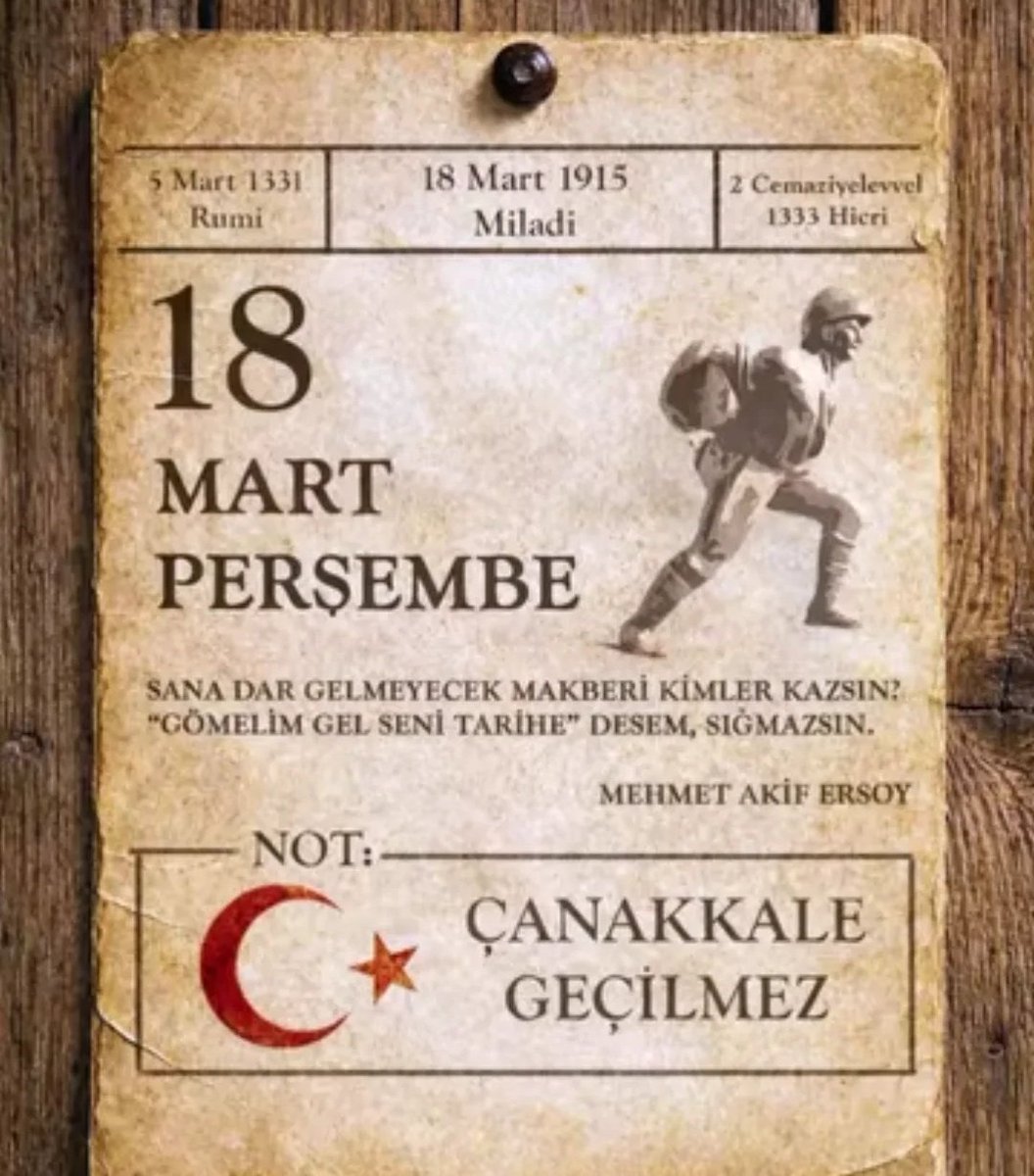 #ÇanakkaleGeçilmez
#18MartÇanakkaleZaferi
18 Mart 1915