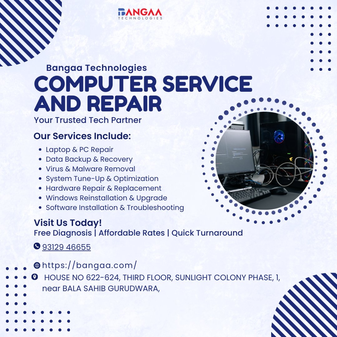 BangaaTech's tweet photo. Laptop Repair in East of Kailash Delhi

Need urgent repair? We provide fast laptop repair near East of Kailash. https://t.co/vL1Ppiepsg
