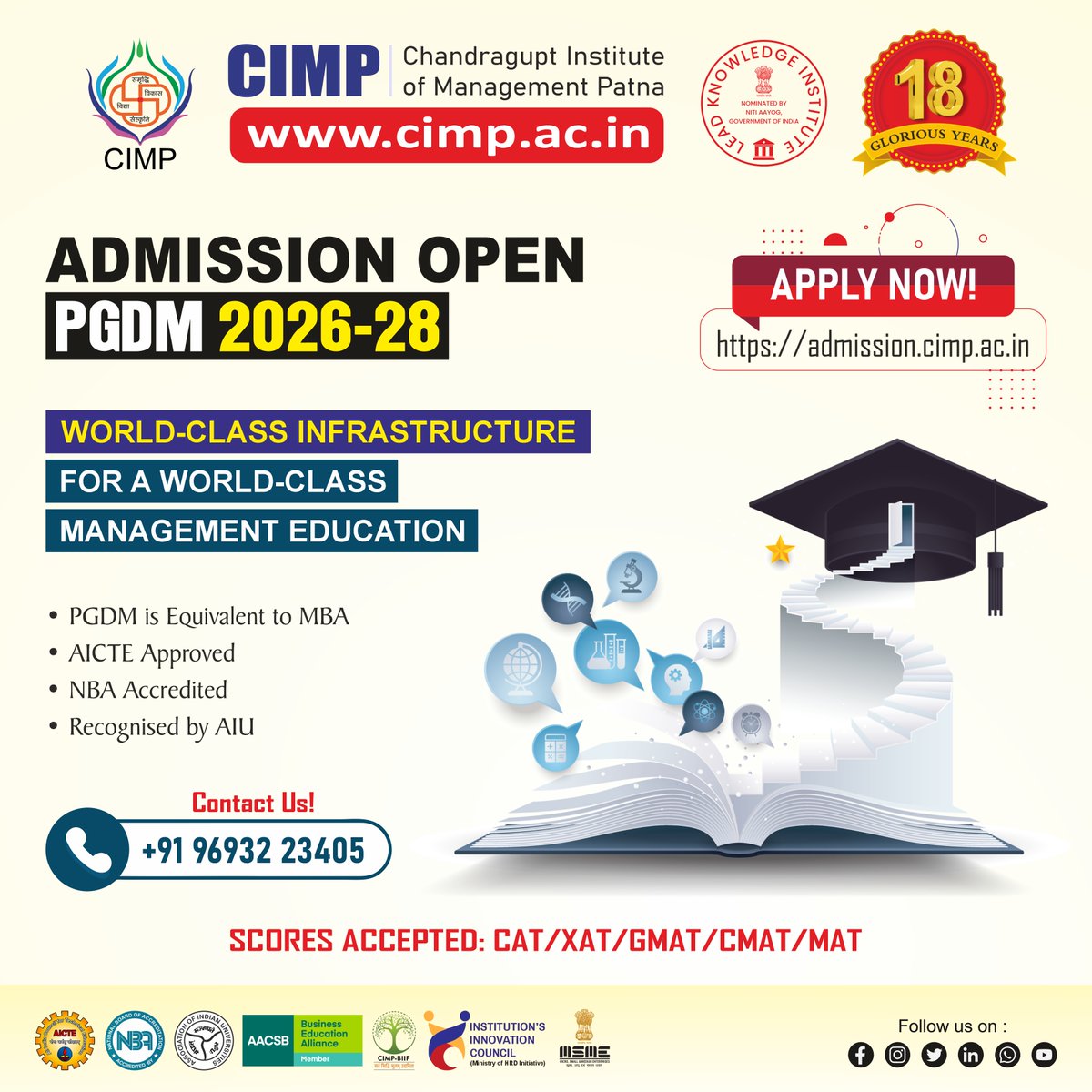 Chandragupt Institute of Management Patna (CIMP) tweet media