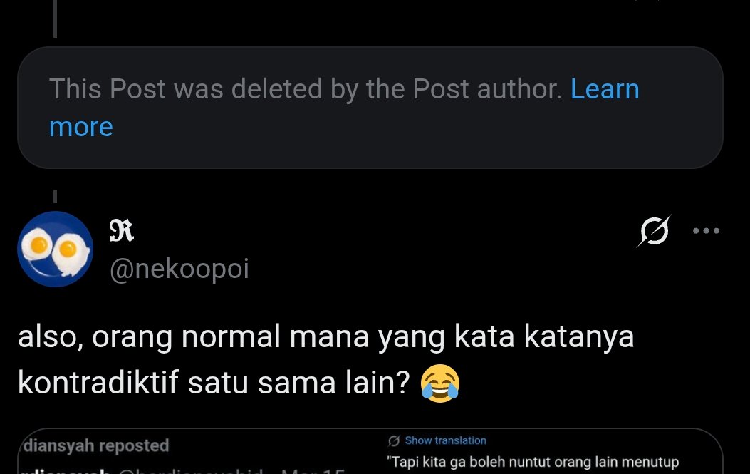 nekoopoi's tweet photo. @yappingfess HAHAHAHA IRONIIII DI ATAS IRONI https://t.co/00C6DLRSax