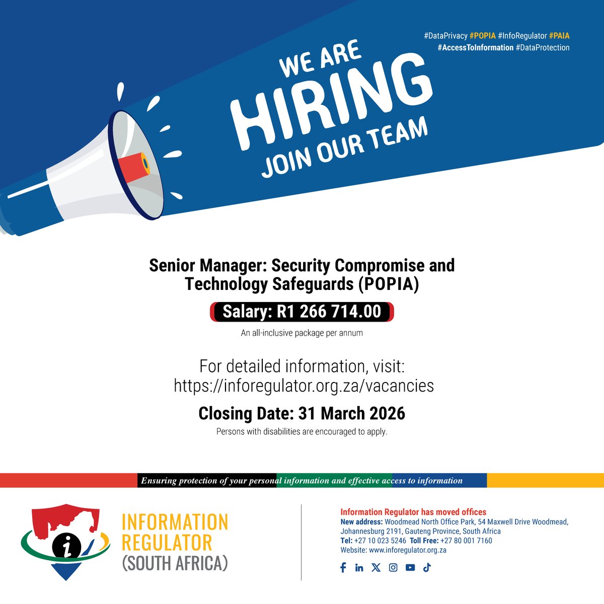 Information Regulator SA tweet media