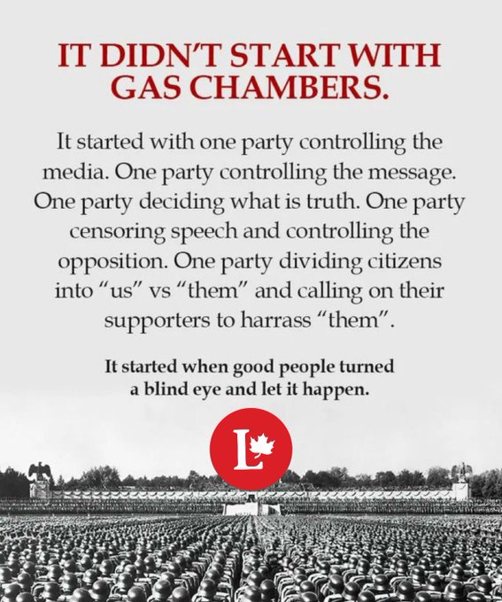 History always repeats itself there are no exceptions 
Not even Canada